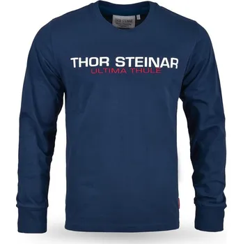 Pánské tričko Thor Steinar Tričko Ultima LS marine Barva: Tmavomodrá, Velikost: M