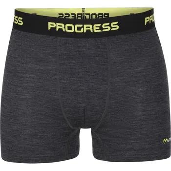 Boxerky Progress MW SKN 170 černý melír XL