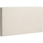 Kave Home Béžové čalouněné čelo k posteli Blok 160 cm