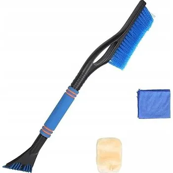 Autoškrabka Škrabka na led s koštětem 2v1 - škrabka na čelní sklo a kartáč