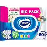 Zewa Moist Kids Big Pack vlhčený toaletní papír bílý 80 ks