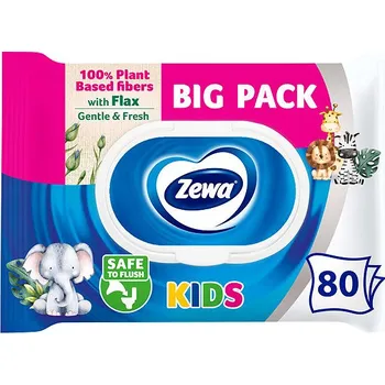 Toaletní papír Zewa Moist Kids BigPack 80 ks