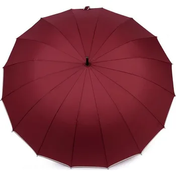 Deštník Velký rodinný deštník Varianta: 7 bordó sv., Balení: 1 ks