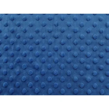 Minky s 3D puntíky SAN Varianta: 19 (40) modrá kobaltová, Balení: 1 m