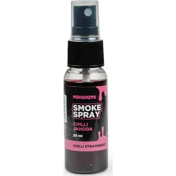 Návnadové aroma Mikbaits Smoke Spray 30 ml - Chilli Jahoda
