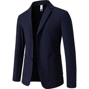 Best Fashion Pánské letní sako s ochranou proti slunci Barva: Tmavě Modrá, Velikost: 3XL