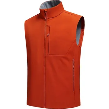 Pánská softshellová bunda Best Fashion Pánská softshellová vesta pro outdoor aktivity Barva: Červená, Velikost: 5XL