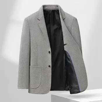 Pánský oblek Best Fashion Pánský ležérní oblek v moderním business stylu Barva: Šedá, Velikost: M