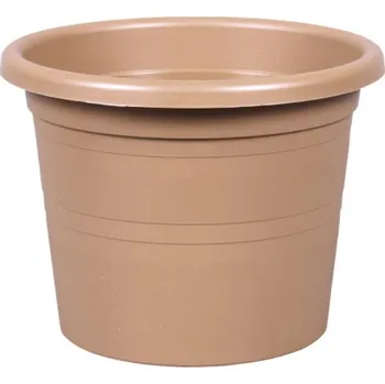 Pěstitelství Květináč plastový SAKURA MODERN matný sv.hnědý 16cm