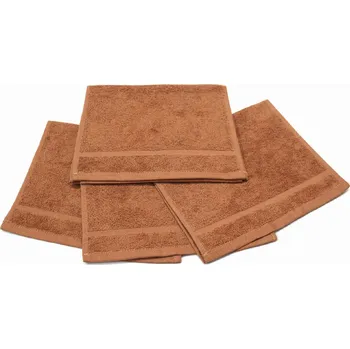 Dětský ručník pro mateřské školy 30x50 cm - Hnědý