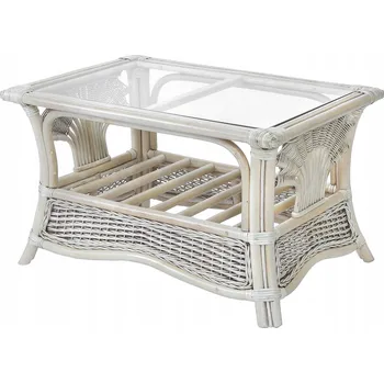 Konferenční stolek Konferenční stolek RattaNeo obdélníkový 80 x 55 x 46 cm, béžové odstíny