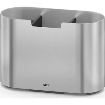 Držák na kartáček ZACK Organizér na zubní kartáčky OLOMO, kartáčovaná nerez