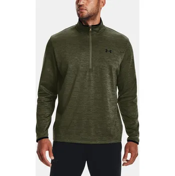 Pánská mikina Under Armour Pánská mikina UA Armour Fleece 1/2 ZIP 1357145-390 Zelená XL