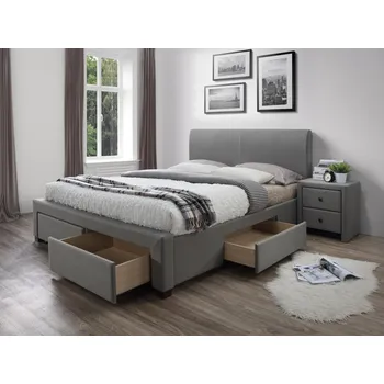 Postel Postel RONSARD 160x200 cm, šedá +možnost VÝNOSU + vyzvednutí ZDARMA