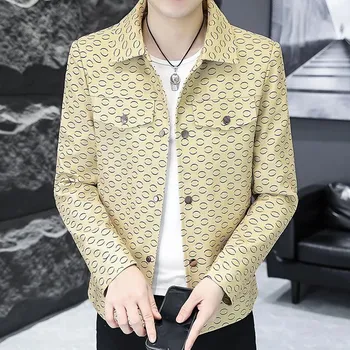 Pánská móda Best Fashion Pánská krátká bunda v moderním městském stylu Barva: Khaki, Velikost: XXS