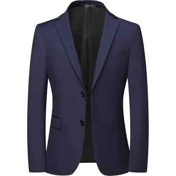 Pánské sako Best Fashion Pánské elegantní sako pro svatby a společenské akce Velikost: S, Barva (Varianta): Tmavě modrá 2 buttons