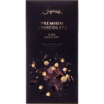 Čokoláda MIX-TEE hořká 70 % s lískovými ořechy 80 g