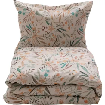 Povlečení Povlečení ze směsi bavlny a lnu Louka, 160 x 200 cm, 2 ks 70 x 80 cm