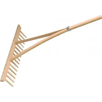 Hrábě Hrábě dřevěné 16hrotů 53cm