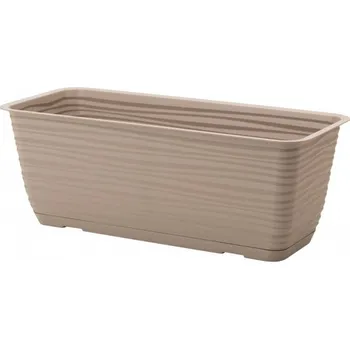 Truhlík Truhlík SAHARA + podmiska plast taupe 60cm