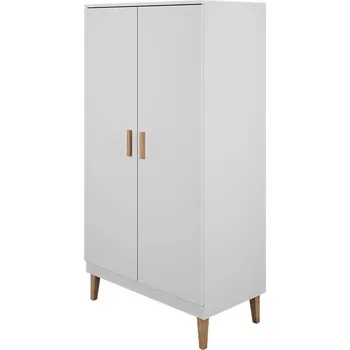 Dětská skříň Šatní skříň KUBI - bílá