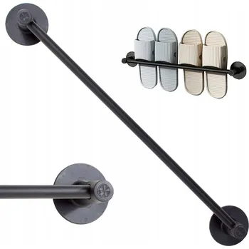 Věšák Černý kovový Šatní ramínko Verk Group