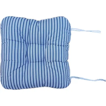 Podsedák Sedák na křeslo - Pruhy modré