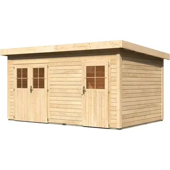 Zahradní domek KARIBU HOLZTECHNIK dřevěný domek KARIBU MATTRUP (64281) natur LG3600