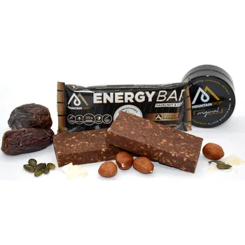 MOUNTAINDROP energetická tyčinka s mumiem a ashwagandhou KSM-66®, příchuť kakao a lískový ořech, 45 g