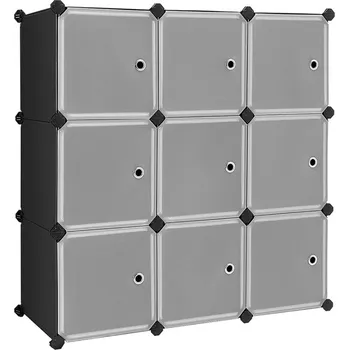 Botník Song Plastová modulární skříň – úložný box s dvířky 93 × 31 × 93 cm