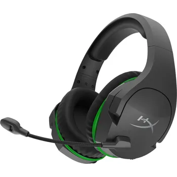 Sluchátka HyperX CloudX Stinger Core/Stereo/ANC/BT/Bezdrát/Šedá-zelená