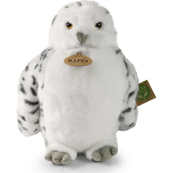 plyšák Plyšový pták sova/sovice sněžná s otáčející hlavou 28 cm, ECO-FRIENDLY