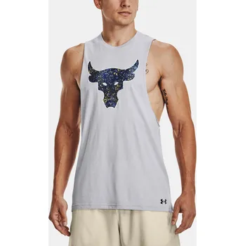 Pánské tílko Pánské tílko Under Armour UA Pjt Rock Brahma Bull Ta 1371215-011 Šedá SM