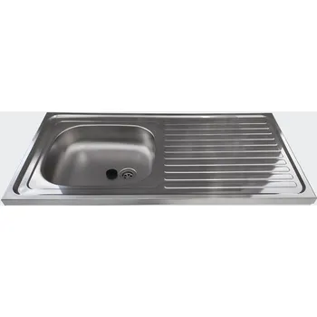 Nerezový dřez Neřezový dřez s odkapávačem Basic II, 100 cm