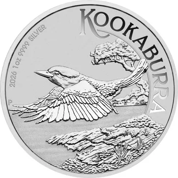 Perth Mint - Stříbrná mince Australian Kookaburra 1 oz 2026