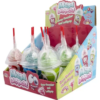 Bonbon Mega Dipper – lízátko s&nbsp;kyselým práškem 57g