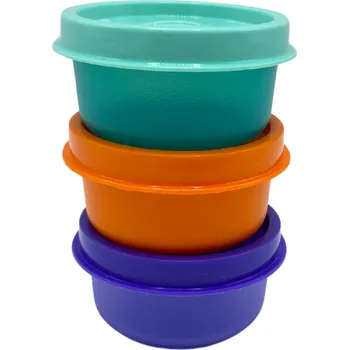 Dóza na potraviny Tupperware Kapka 1/2 - Slza Barva: Průhledná/modré víko