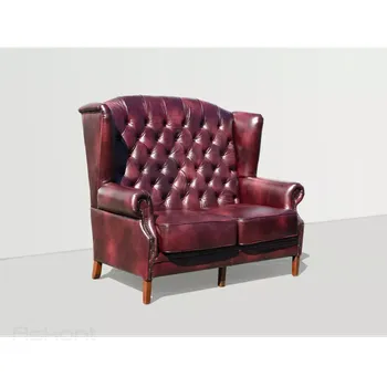 Pohovka Askont Chesterfield Harold 2M: Kožená pohovka