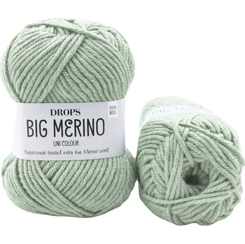 Volný čas Drops Big Merino 25 pistáciová zmrzlina