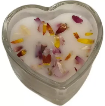 Svíčka Prodex PRO0766 Svíčka ve skle srdce 4 x 8 sklo