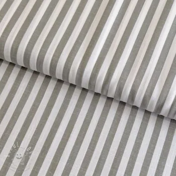 Viskóza YARN DYED Stripes SMALL green