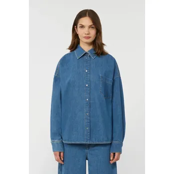 Dámská košile Dámská džínová košile MaxMara WKDFOGGIA 2615111011650 světle modrá Velikost: 34