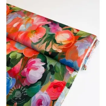 Viskóza RADIANCE Flower design B digital print