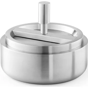 Popelnice ZACK Rotační popelník CONTAS, kartáčovaná nerez