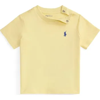Pánské tričko Dětské bavlněné tričko Polo Ralph Lauren 320832904509 žlutá 10X, vel. 85-90