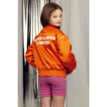 Chlapecká bunda Dětská bunda Mini Rodini Travel agency 26210101 oranžová 23X, vel. 116-122