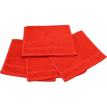 Dětský ručník pro mateřské školy 30x50 cm - Červený