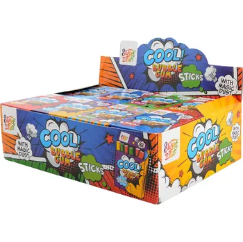 Bonbon Cool Bubble Gum Sticks with magic dust - žvýkačky s "kouřovým efektem" 44g