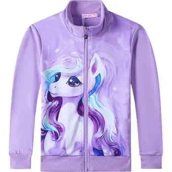 Dívčí vesta DÍVČÍ funkční MIKINA fialová Kugo SM3591