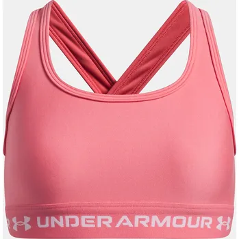 Dívčí oblečení Dívčí podprsenka Under Armour G Crossback Bra-PNK 1390066-600 Růžová YLG